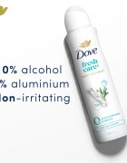 Dove 0% ALU Sea Minerals antiperspirant v pršilu brez aluminija 150 ml