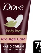 Dove Body Love Pro Age krema za roke za zrelo kožo 75 m