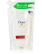 Dove Nourishing Silk tekoče milo nadomestno polnilo 500 ml