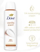 Dove Vanilla Scent antiperspirant pršilo 150 ml