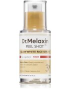 Dr. Melaxin Peel Shot Glow White Rice Serum regeneracijski in posvetlitveni serum z učinkom eksfoliacije 30 ml