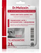 Dr. Melaxin TX Astaxanthin Brightening Serum Mask revitalizacijska maska iz platna za poenotenje tona kože 5x25 g