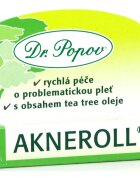 Dr. Popov Akneroll with tea tree lokalna nega proti nepravilnostim na aknasti koži 6 ml