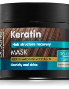 Dr. Santé Keratin globinsko regeneracijska in hranilna maska za krhke lase brez sijaja 300 ml