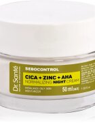 Dr. Santé Sebocontrol Cica + Zinc + AHA krema za normalizacijo kože ki regulira dejavnost žlez lojnic 50 ml