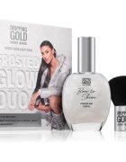 Dripping Gold Frosted Glow Duo darilni set za telo 2 kos