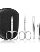 DuKaS Premium Line Solingen 112 set za manikiro + usnjena torbica za moške