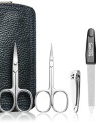 DuKaS Premium Line Solingen 1825 set za manikiro + usnjena torbica za moške