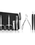 DuKaS Premium Line Solingen 252 set za manikiro + usnjena torbica Black