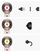 Dyson Supersonic Nural HD16 T3/T4 Ceramic Pink/Rose Gold sušilnik za lase Curly + Coily 1 kos