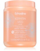 Echosline Keratin veg Mask intenzivna vlažilna maska za suhe in porozne lase z aminokislinami 1000 ml