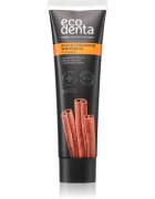 Ecodenta Black Cinnamon Whitening zobna pasta za beljenje zob s cimetom 100 ml