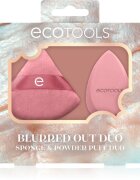 EcoTools Blurred Out Duo Sponge & Powder Puff Duo set gobic za tekoči puder