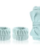 EcoTools Cleansing Headband & Wristband Set set za odstranjevanje ličil s spa naglavnim trakom
