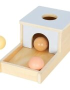 eliNeli Wooden Box With Balls aktivnostna igrača iz lesa 1 kos
