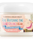 Elizavecca Milky Piggy Real Whitening Time Secret Pilling Cream vlažilna mehčalna krema s piling učinkom 100 ml