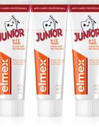 Elmex Anti-Caries Professional Junior zobna pasta za otroke 3x75 ml