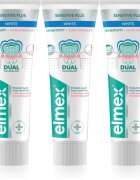 Elmex Sensitivity + Gum Strenght Whitening zobna pasta za občutljive zobe 3x75 ml