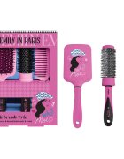 Emily In Paris Hairbrush Trio set krtača in glavnik za lase 3 kos
