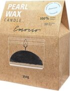 Emocio Pearl wax Cashmere Black dišeča sveča 350 g
