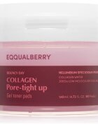 EQQUALBERRY Collagen Pore-Tight Up Gel Toner Pads tonizirajoče blazinice za zmanjšanje por 60 kos