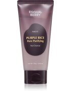 EQQUALBERRY Purple Rice Pore Purifying Pack Cleanser globinsko čistilna pena z učinkom eksfoliacije 130 g