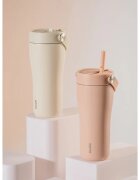 EQUA Carry Cup skodelica iz nerjavečega jekla termo Rose 1 kos