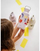 EQUA Timeless steklenica za vodo iz nerjavnega jekla majhna barva Flower Power 1 kos