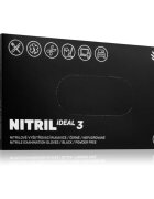 Espeon Nitril Ideal3 Black rokavice iz nitrila brez pudra velikost L 100 kos