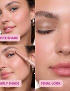 essence BLUR NUDE senčila za oči v svičniku odtenek 05 Oat Milk Glow 1.2 g