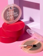 essence Brow Powder Duo set za obrvi odtenek 02 Medium 1.8 g