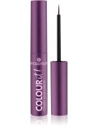 essence COLOUR it! kovinsko črtalo za oči odtenek 02 Dark Cherry 3 ml
