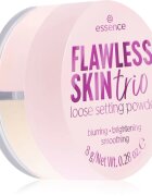 essence Flawless Skin Trio fiksacijski puder v prahu 8 g
