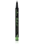 essence Flick it! precizno vodoodporno črtalo za oči odtenek 01 Black 0.5 ml