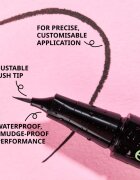 essence Flick it! precizno vodoodporno črtalo za oči odtenek 01 Black 0.5 ml
