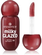 essence milky GLAZED tonirani balzam za ustnice s sijajem odtenek 06 Cherry on Top 4 ml
