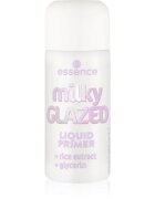 essence milky GLAZED vlažilna podlaga za make-up s posvetlitvenim učinkom 50 ml