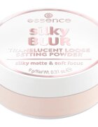 essence silky BLUR fiksacijski puder v prahu za mat videz odtenek 10 9 g