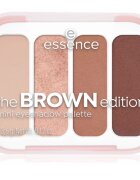 essence The Brown Edition paleta senčil za oči mini 3.6 g