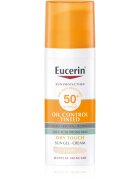 Eucerin Sun Oil Control Tinted kremast gel za sončenje SPF 50+ odtenek Light 50 ml