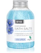 Eva Natura Flax Biocomplex sol za kopel vlažilna 600 g