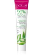 Eveline Cosmetics 99% Natural Aloe Vera pomirjajoča depilacijska krema bikini linija in pazduhe 125 ml