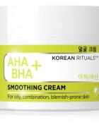 Eveline Cosmetics AHA + BHA Korean Rituals vlažilna in gladilna krema za obraz 50 ml