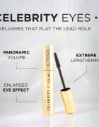 Eveline Cosmetics Celebrity Eyes maskara za ekstra dolžino odtenek Black 7 ml