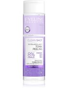 Eveline Cosmetics Clean Shot 8% Complex Of Hydroxy Acids gladilni tonik s piling učinkom 200 ml