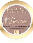 Eveline Cosmetics Feel The Bronze bronz puder za konture odtenek 01 Milky Way 4 g