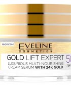 Eveline Cosmetics Gold Lift Expert dnevna in nočna krema proti gubam 50+ 50 ml