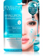 Eveline Cosmetics Hyaluron Moisture Pack super vlažilna pomirjevalna tekstilna maska 1 kos