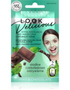 Eveline Cosmetics Look Delicious Mint & Chocolate vlažilna gladilna maska s čokolado 10 ml