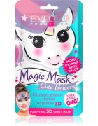 Eveline Cosmetics Magic Mask Cute Unicorn tekstilna 3D globinsko čistilna maska 1 kos